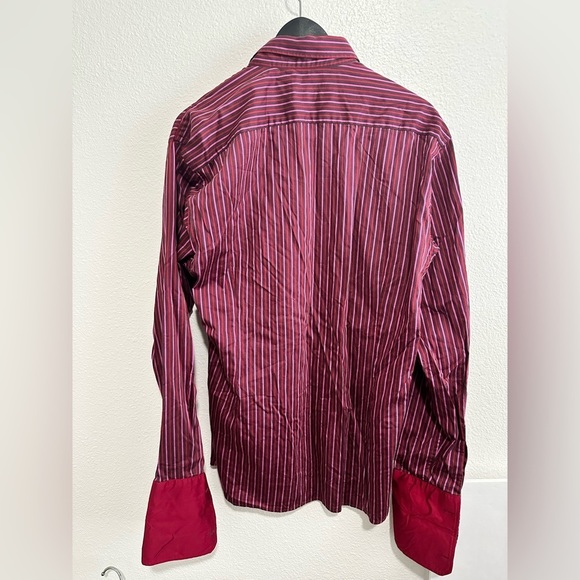 Ted Baker Men Slim Fit Flip Cuff Shirt Casual Formal Shirt Size 5 / US XL - Picture 2 of 9